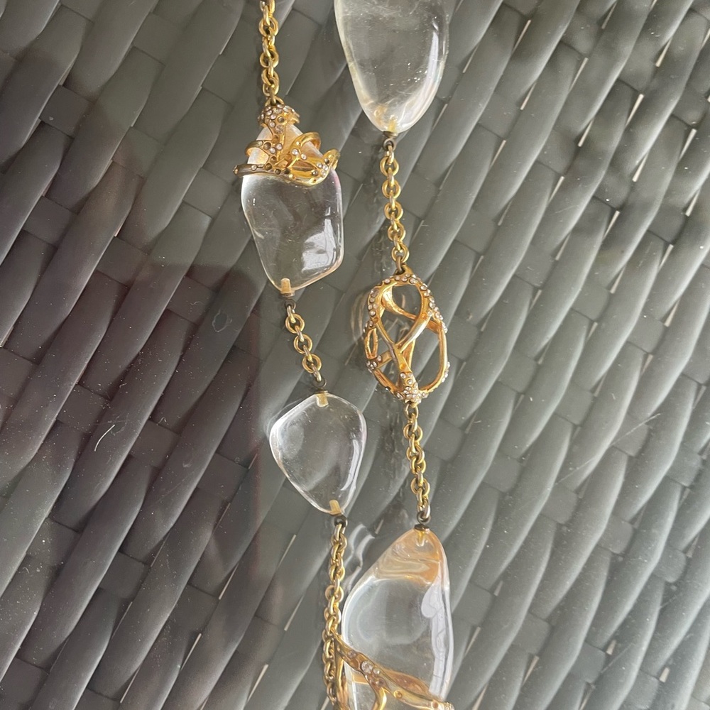 Alexis Bittar crystal necklace.